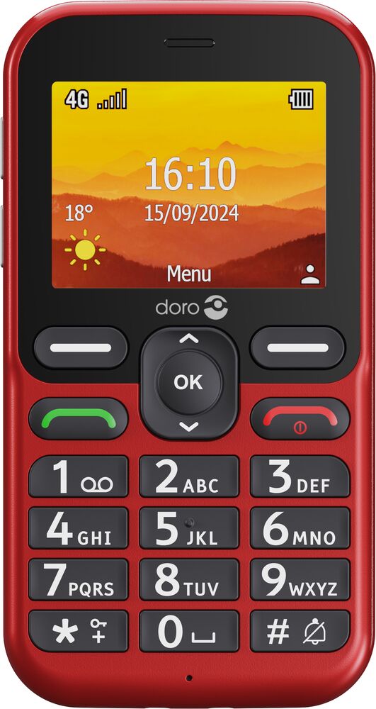 Doro Leva L10 in red, front view
